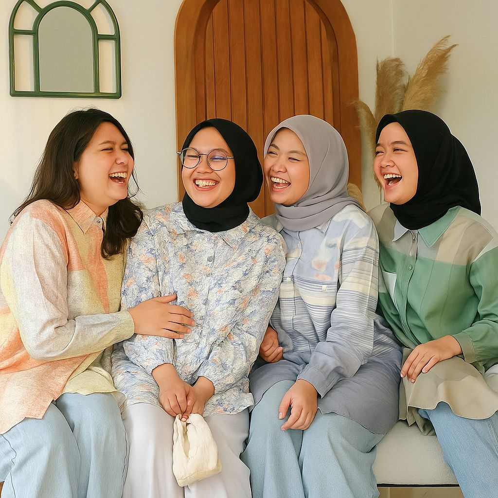 pakaian atasan kemeja katun jepang premium wanita