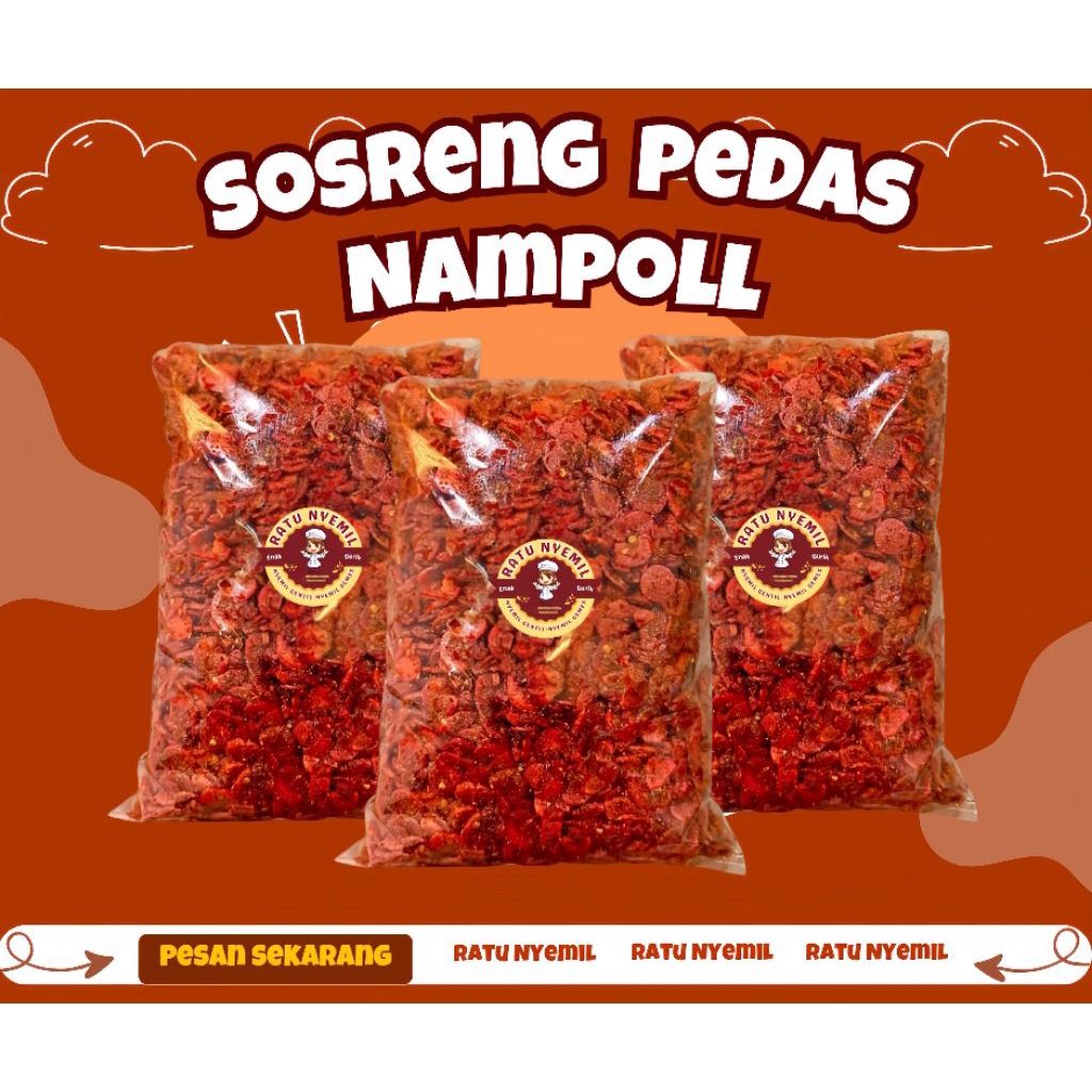 

Sosreng Pedas Kriuk 500gram - 1kg