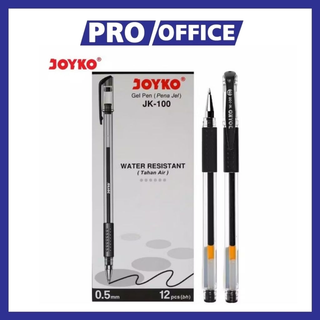 

ProOffice-PULPEN JOYKO JK-100 (12 PCS) UJUNG TUMPUL / warna HITAM