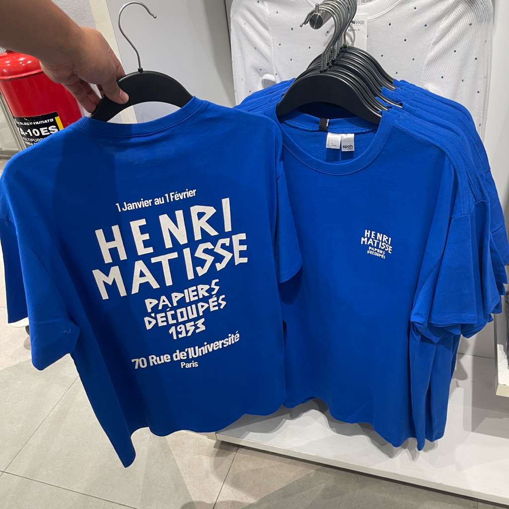 Tshirt H&M Woman HENRI MATISSE blue