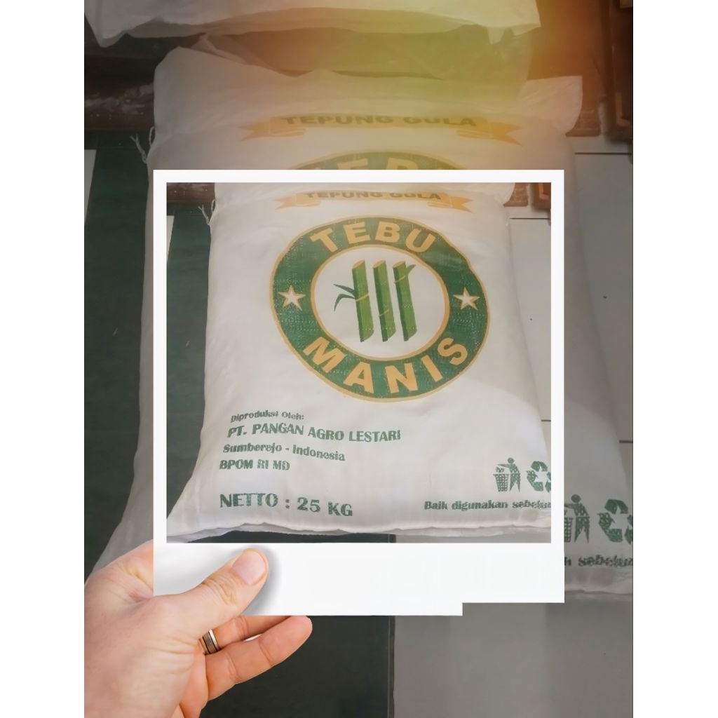 

TEBU MANIS Tepung Gula Halus Premium 25 Kg