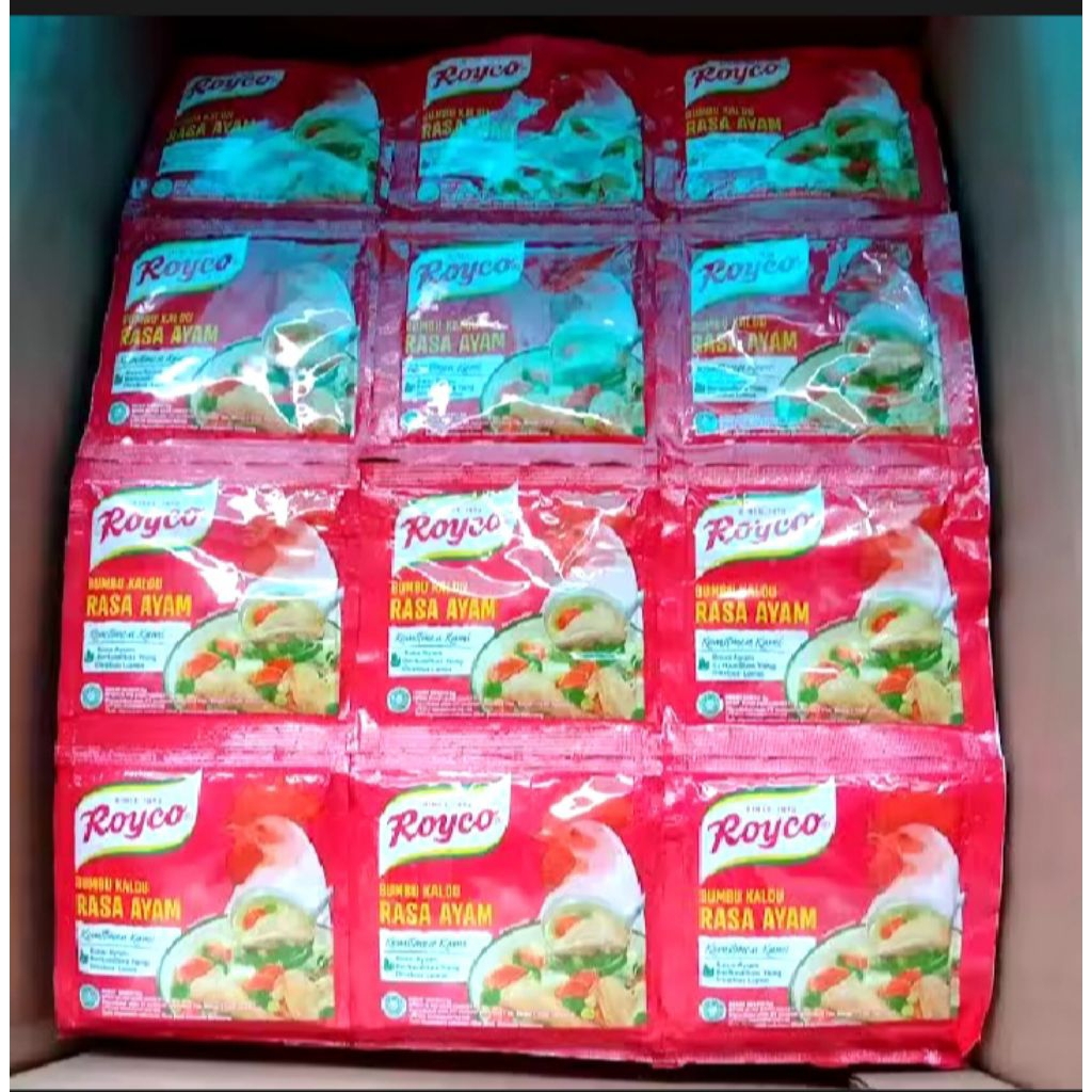 

Royco ayam 1 renceng isi 12 pcs ( rasa ayam)