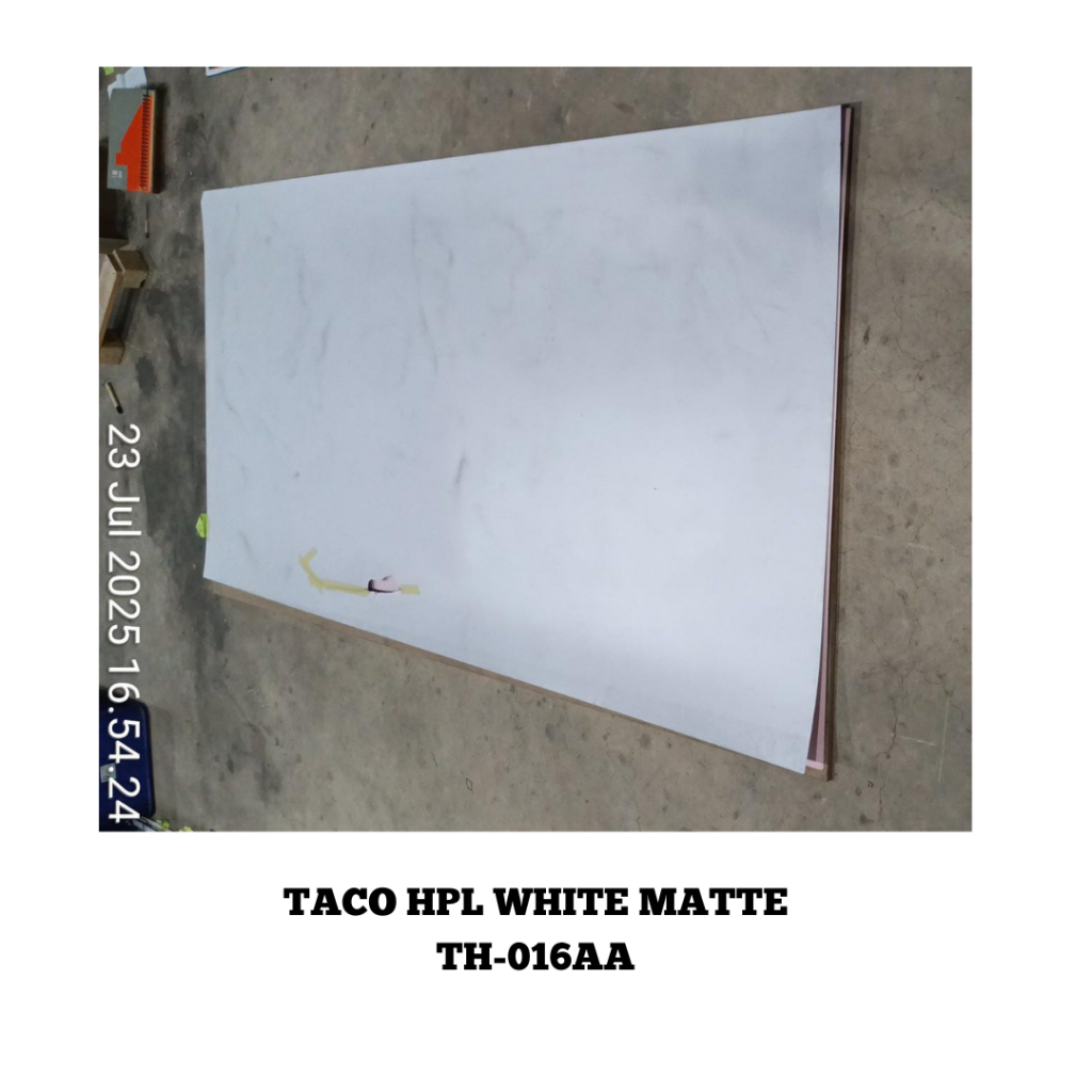 [HPL RIJEK] TACO HPL WHITE MATTE TH-016AA