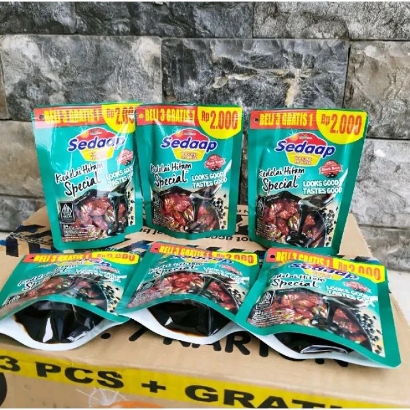 

1/2 dus dapat 20pcs kecap sedap kedelai hitam 2000 an netto 77 gr kecap manis bumbu masakan saos hitam