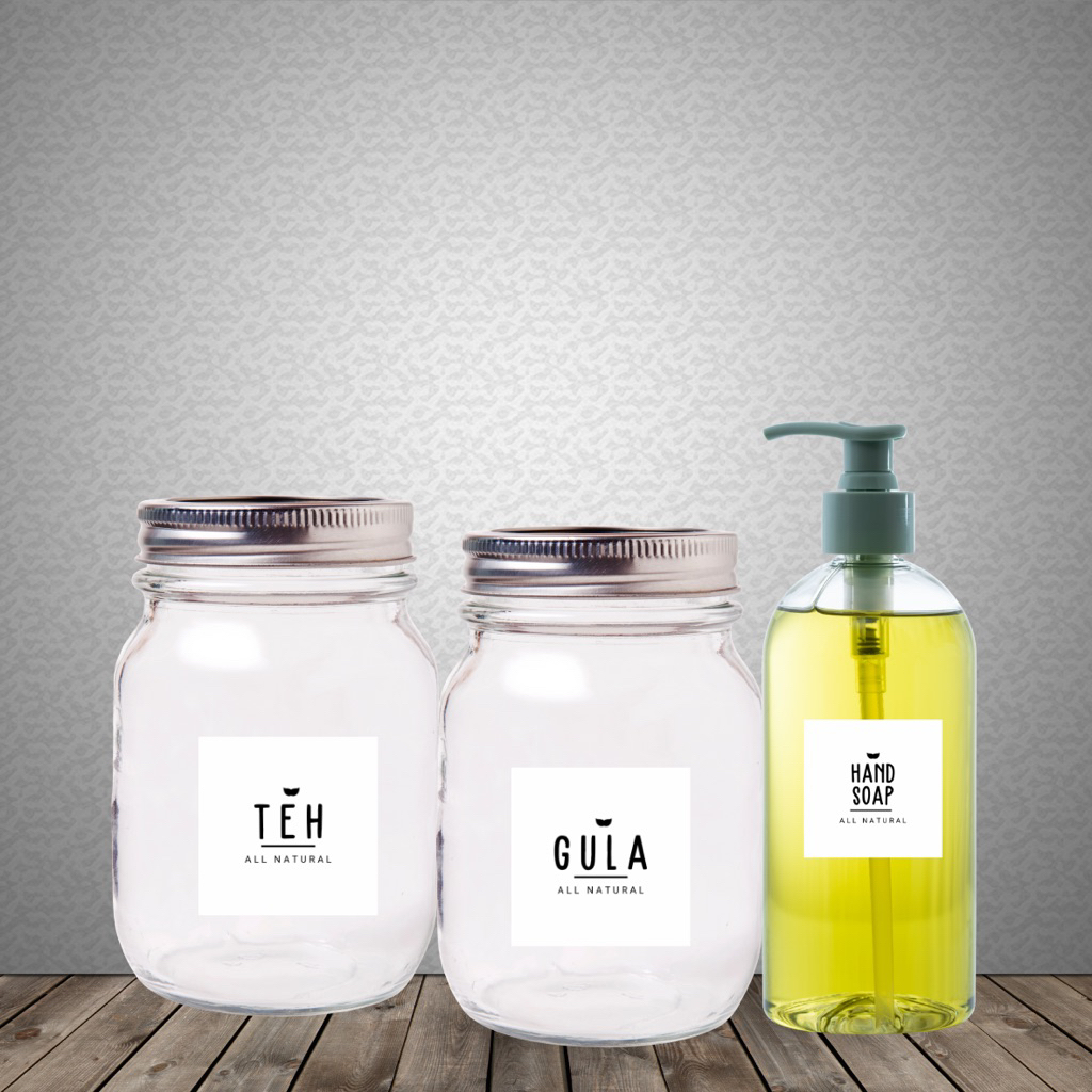 

STIKER BUMBU DAPUR PETAK (bisa custom nama bumbu)