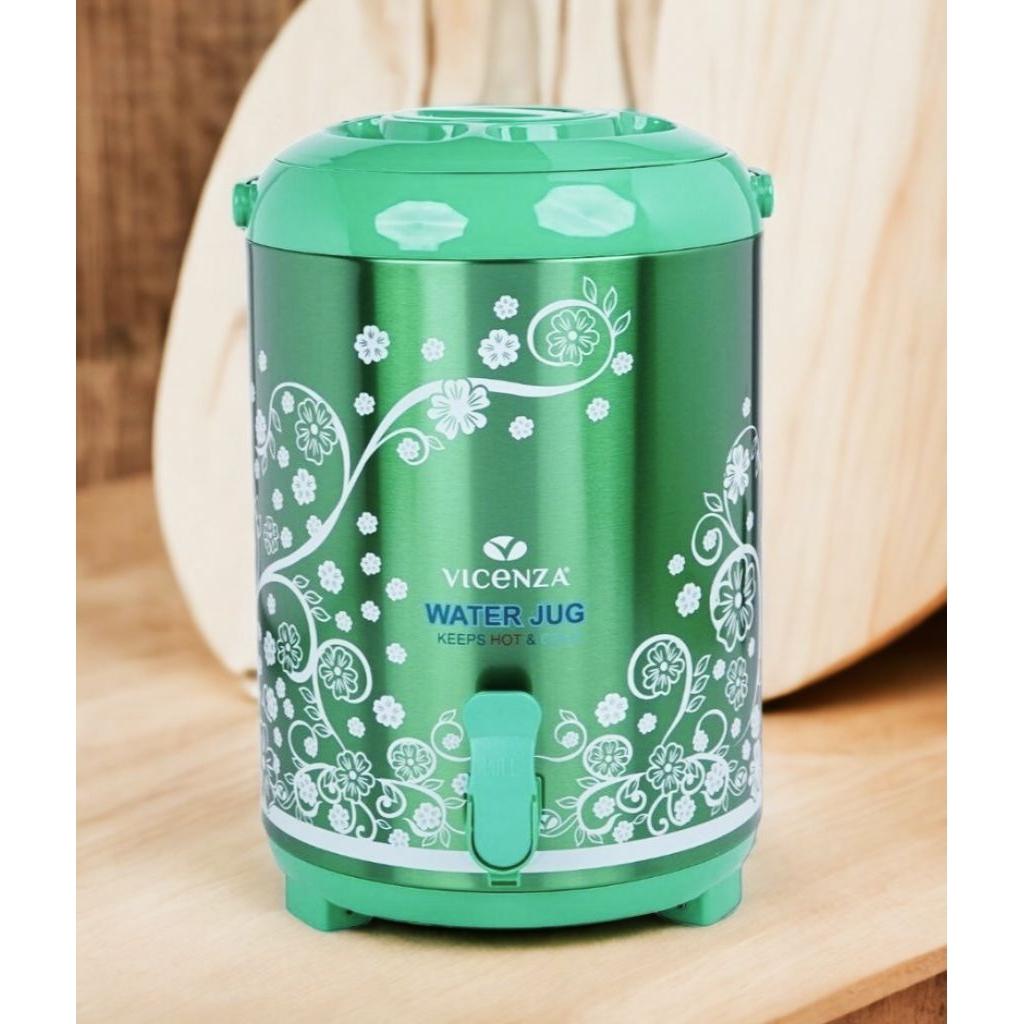 Water Jug VICENZA, water jug 9.5 liter, wadah minuman tempat menyimpan air dingin maupun panas, mema