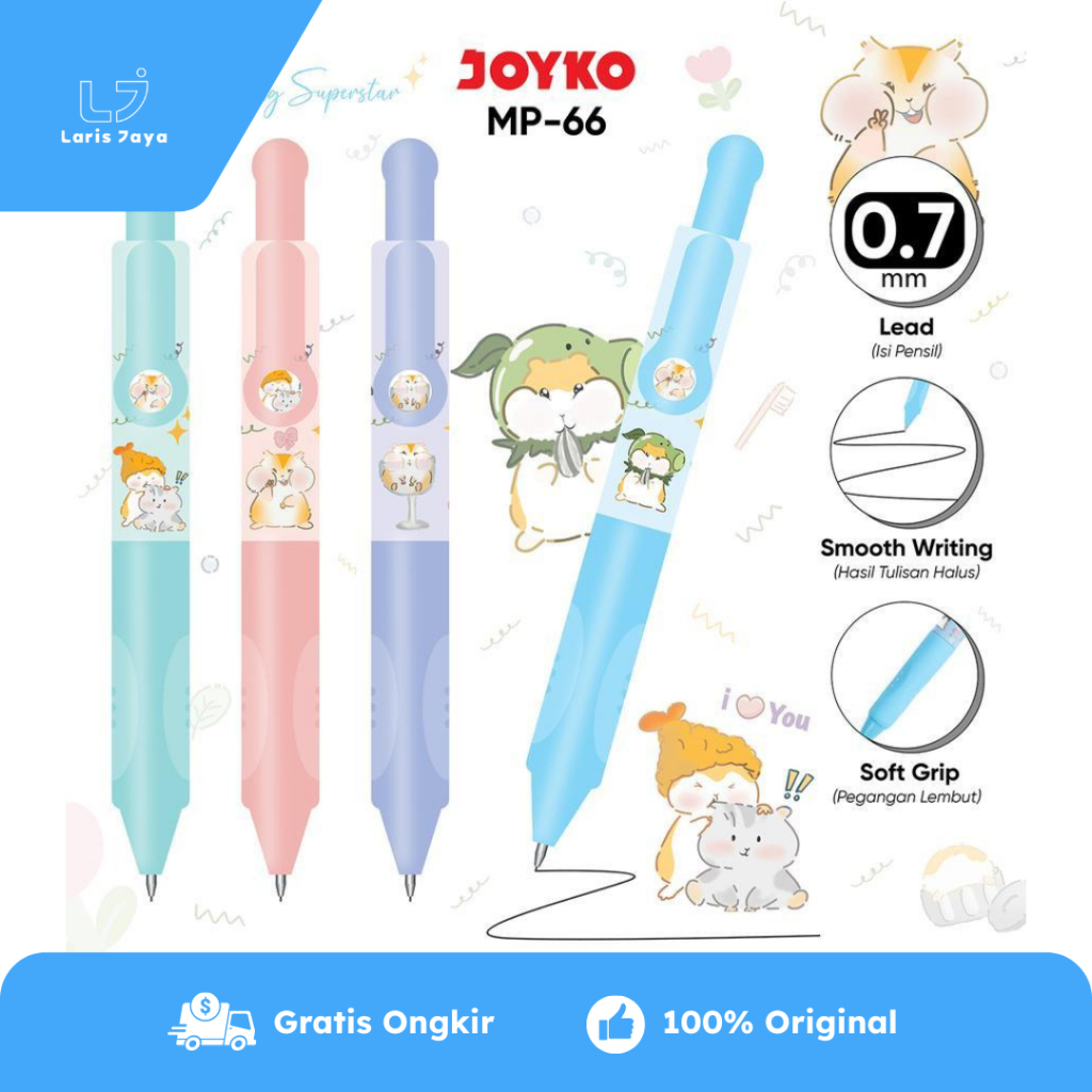 

Pensil Mekanik Joyko MP-66 Keep Shining Superstar 0.7 mm