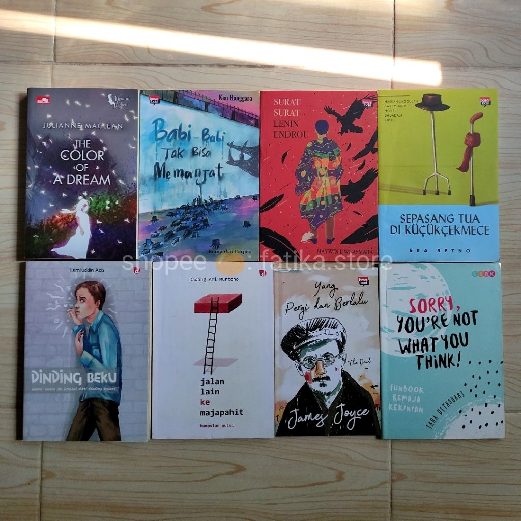 obral buku novel original murah new preloved