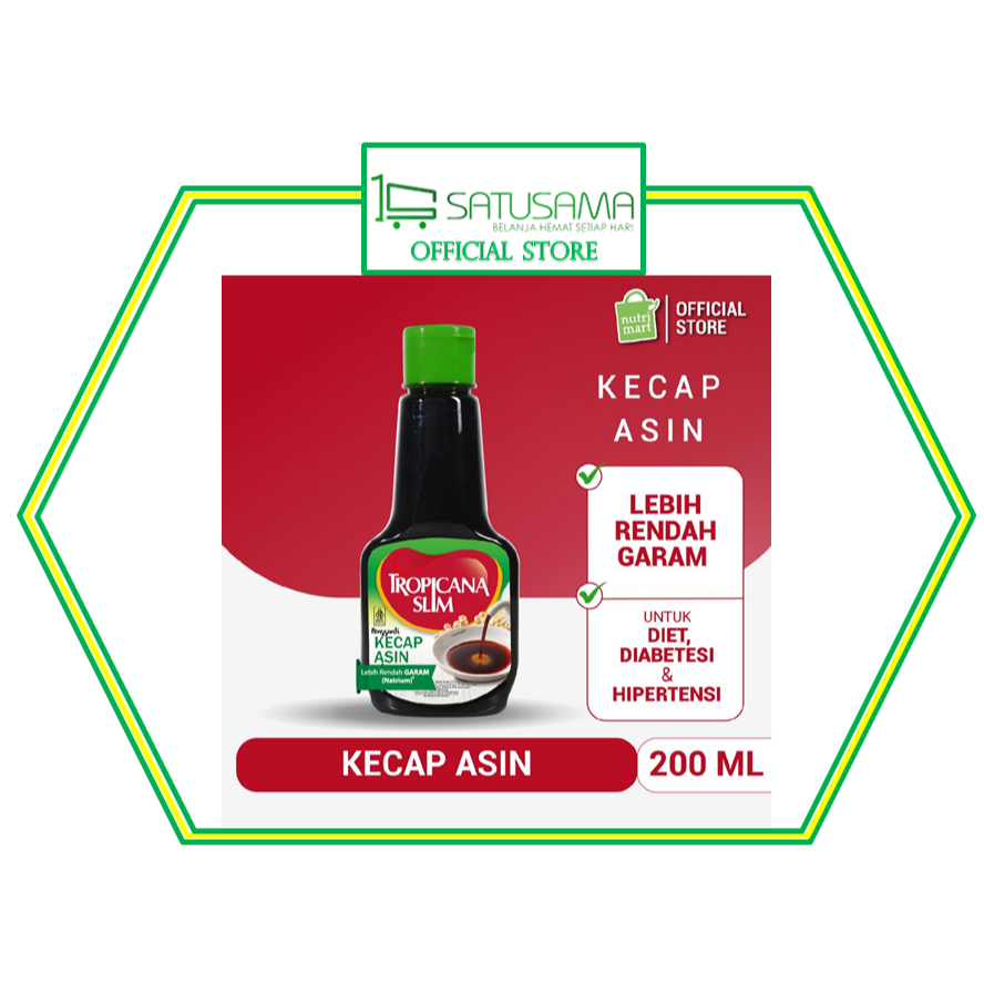 

Tropicana Slim Kecap 200ml - Bantu Dukung Hidup Sehat