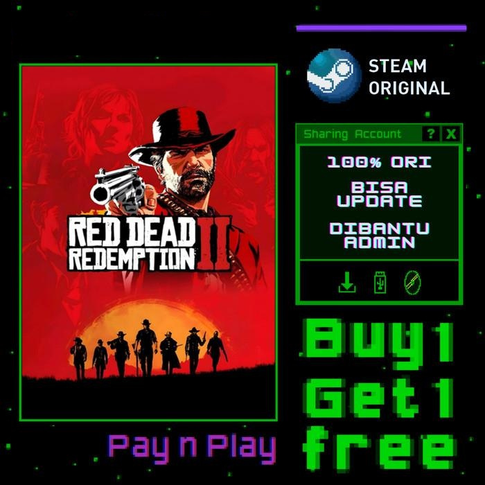 Red Dead Redemption 2 / RDR 2 Ultimate Edition PC ORIGINAL Red Dead Redemption 2 Steam Sharing PC Ga