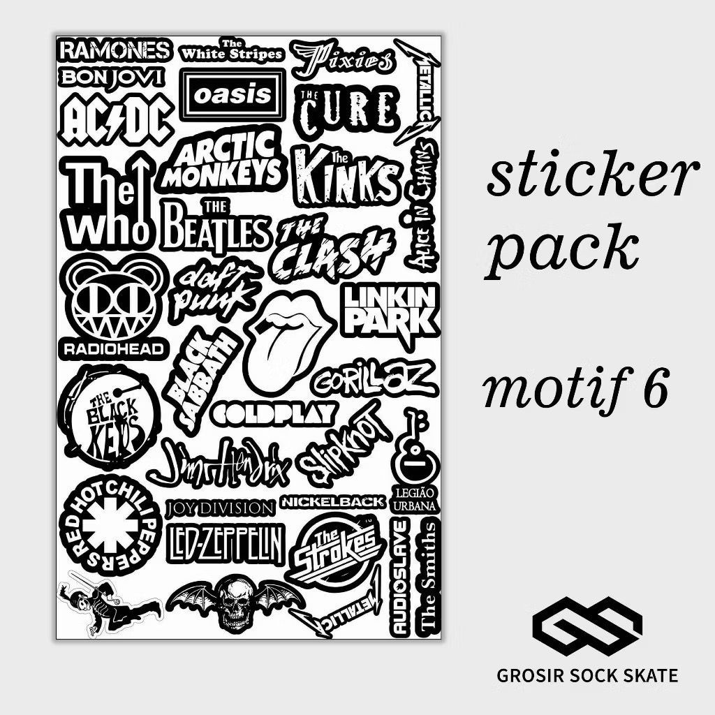

Sticker Pack Sticker Aesthetic Anti Air untuk Personalisasi Laptop, HP, Koper dan Helm (37)