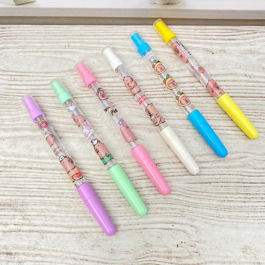 

PULPEN PARFUM FULLBODY CAPYBARA pena lucu tinta hitam bisa COD pen imut keren pulpen unik atk kebutuhan anak sekolah termurah import