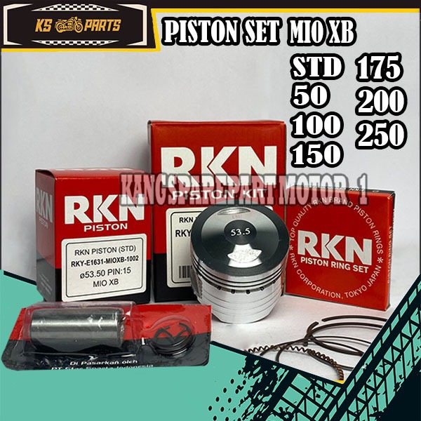 PISTON KIT SEHER SET MIO XB DOME JENONG JENDOL RKN RIK 53,5mm 54mm 54,5mm 55mm 55,25mm 55,5mm 56mm