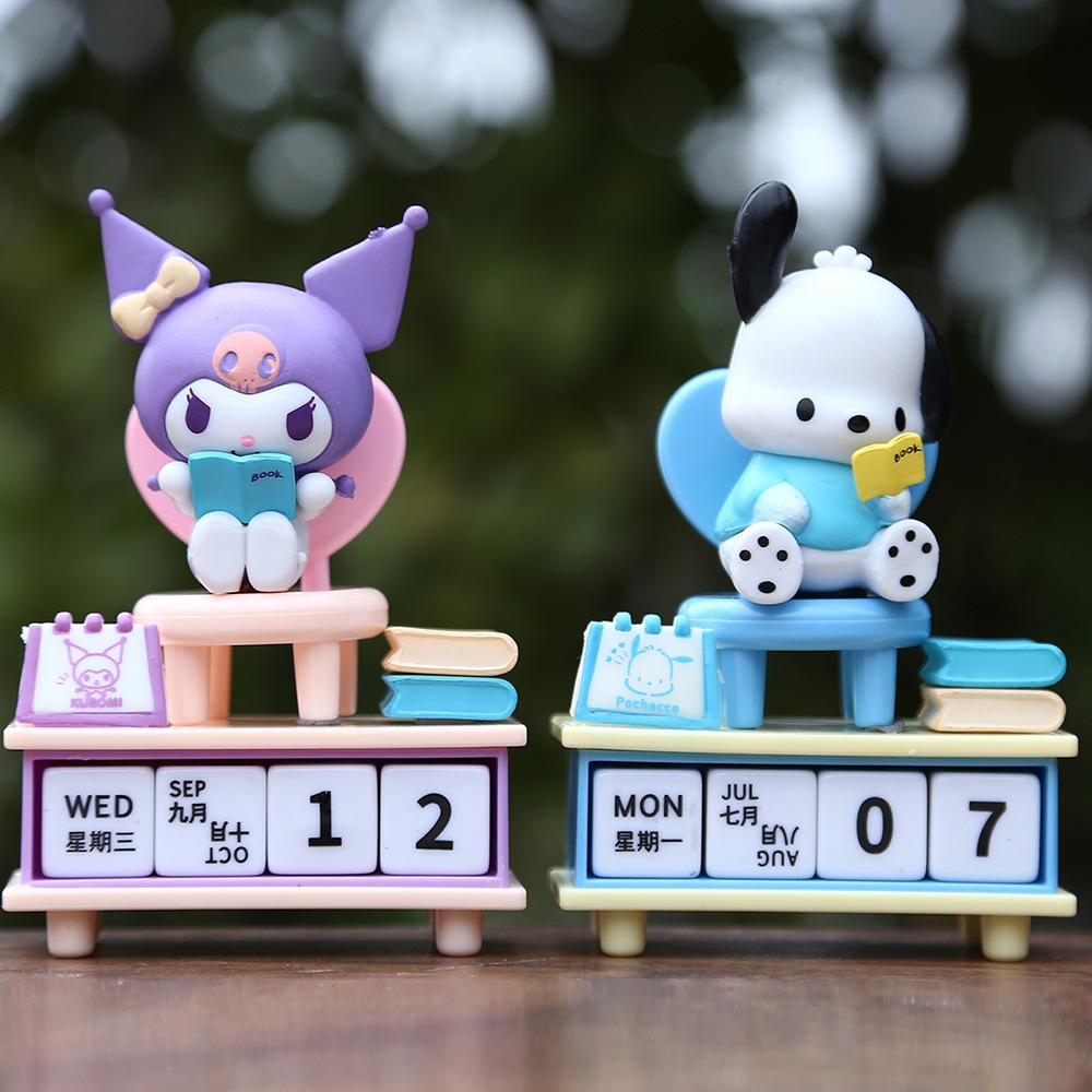 

Kalender Kuromi Sanrio Calendar Kalender Meja Belajar Original Karakter Chibi Lucu