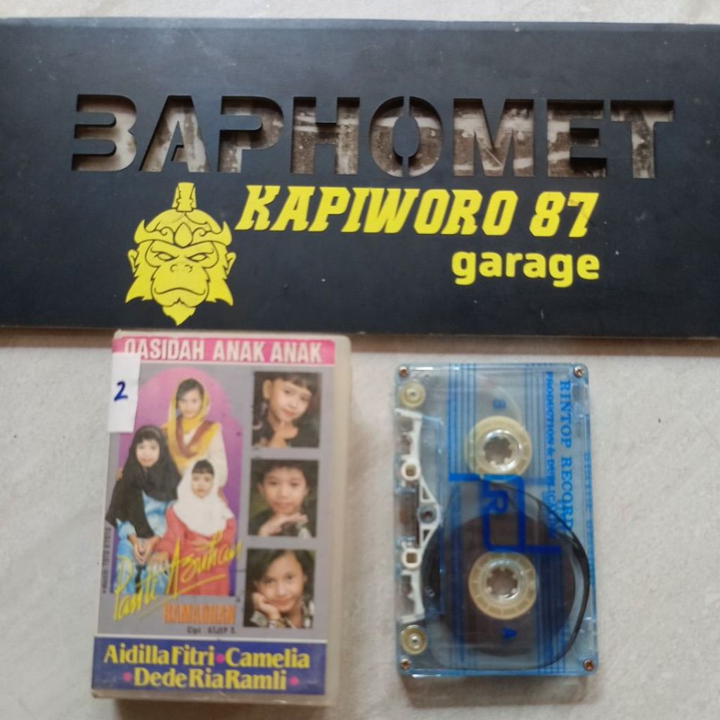 kaset pita,,Aidilla Fitri, QASIDAH ANAK-ANAK