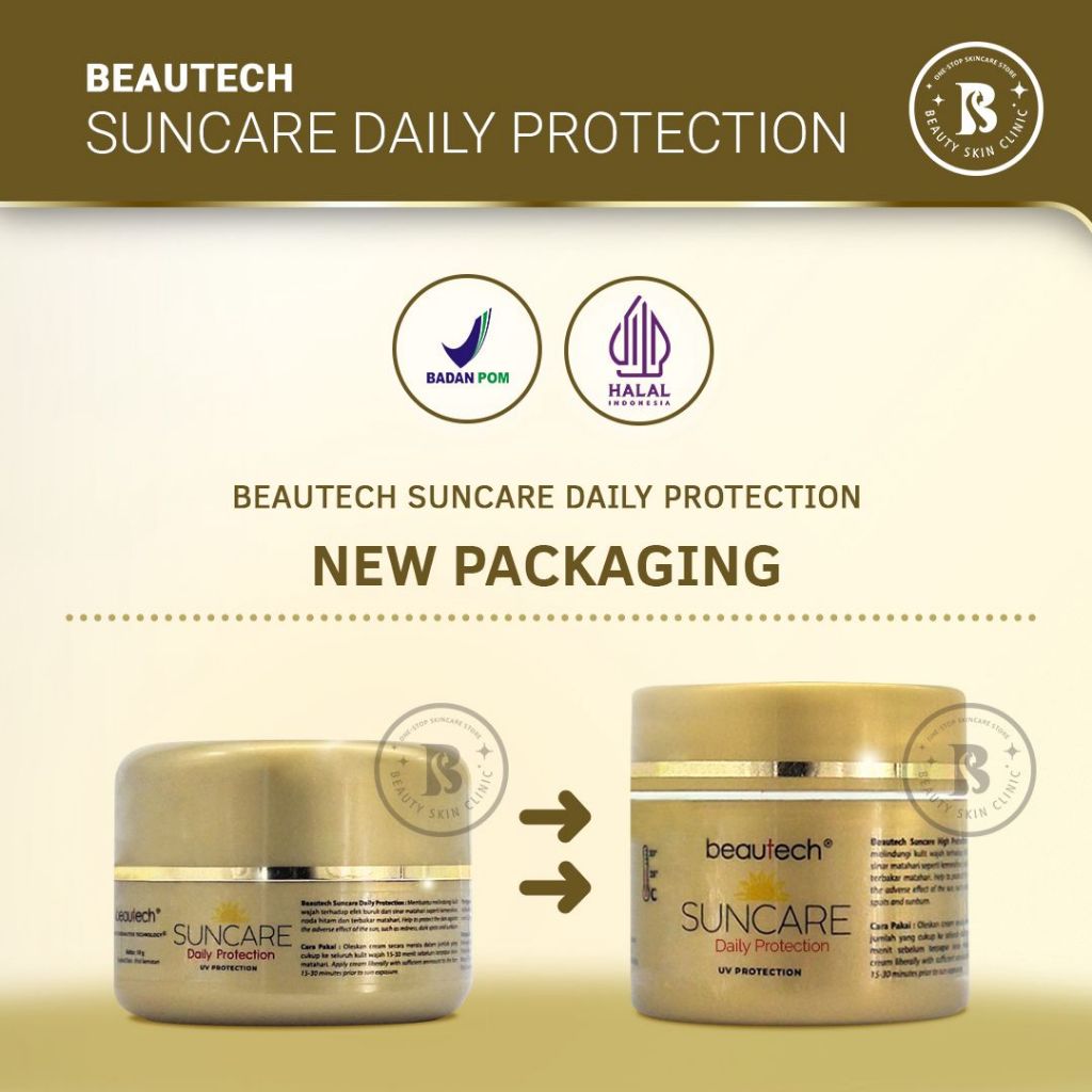 [MUST BUY] Beautech Suncare Daily Protection 10 gr(E) | Tabir Surya Sunscreen Sunblock