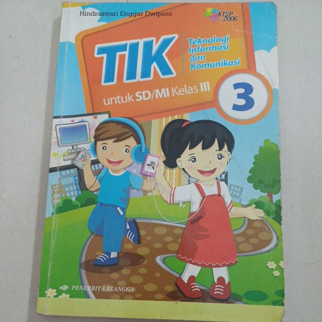 Buku TIK kelas 3 SD. Buku bekas