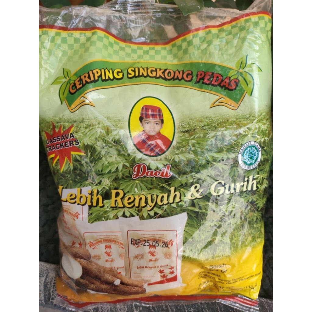

CERIPING SINGKONG PEDAS DACIL 500 GR