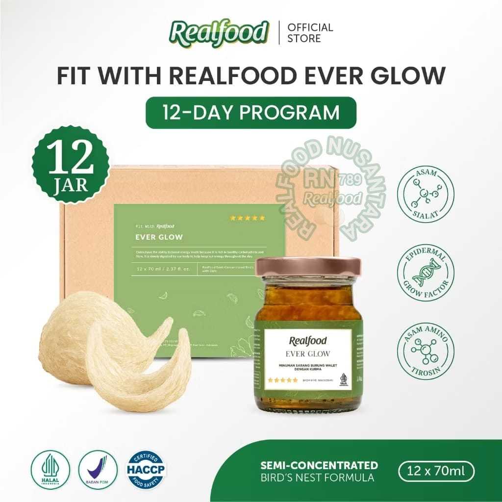 

Realfood Ever Glow Rasa Kurma 6 Botol & 12 Botol Diskon Harga ( Minuman Sarang Burung Walet ) RN789