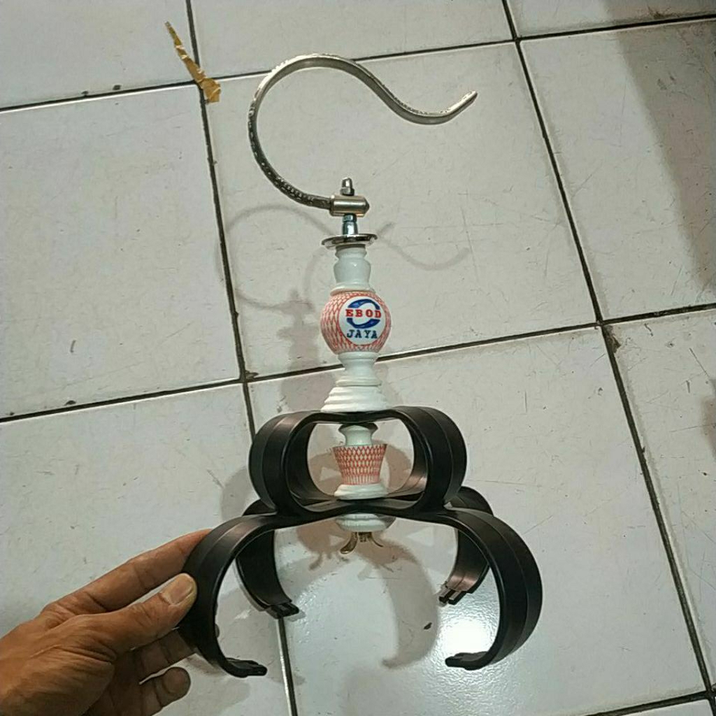 MAHKOTA PION GANTUNGAN lipat SANGKAR MURAI BATU/ANIS/WAMBI ASESORIS EBOD JAYA