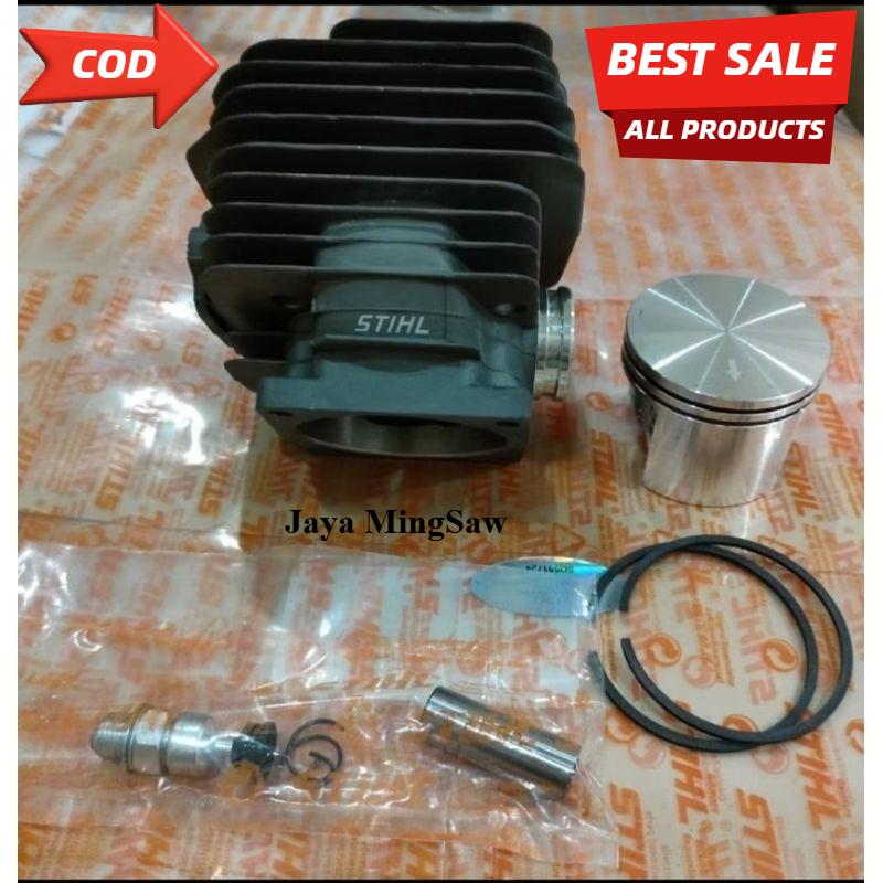Cylinder Block Assy  ASLI STIHL MS381 / 038Furing 381 KOMPLIT / FULLSET