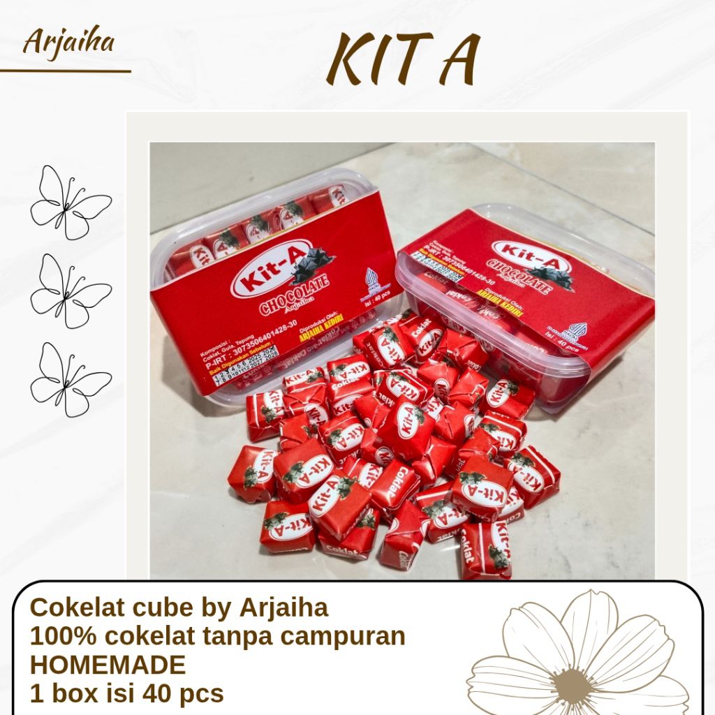 

Cokelat Cube Kit A Isi 40 Pcs / Cokelat Kubus / Cokelat 1 Box
