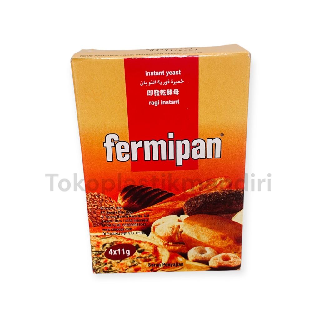 

Fermipan sachet kemasan 11g ( 1box isi 4 sachet)