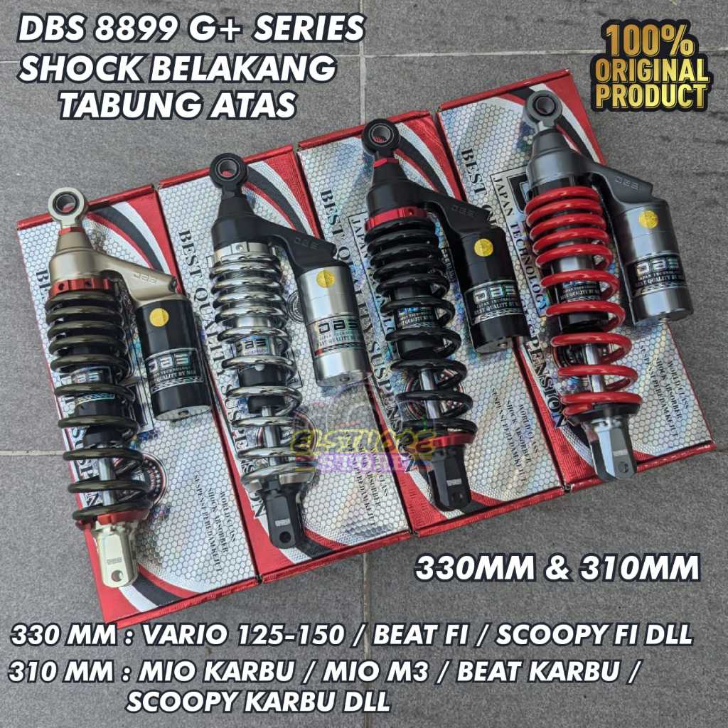 SHOCK BELAKANG DBS 8899 GPLUS SERIES VARIO 125-150 | BEAT FI | MIO | SCOOPY FI | BEAT KARBU | GENIO 