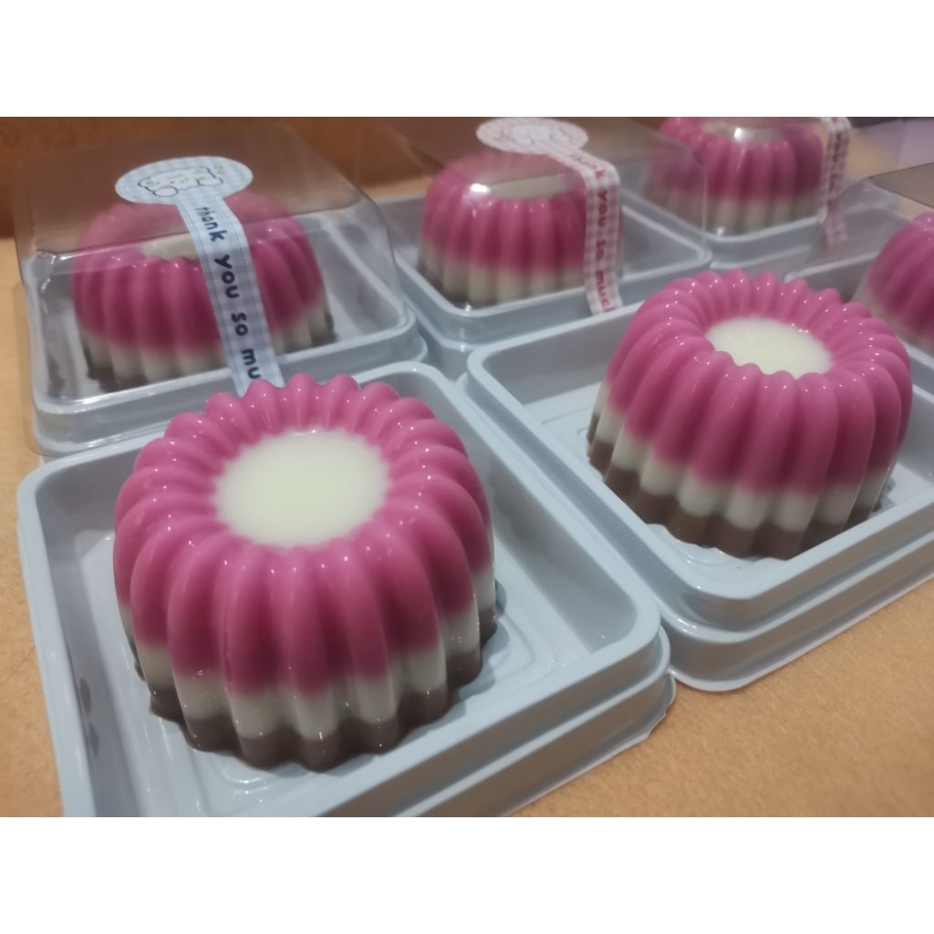 

Puding Susu Neopolitan Rasa Strawberry Vanila Coklat Single Pack