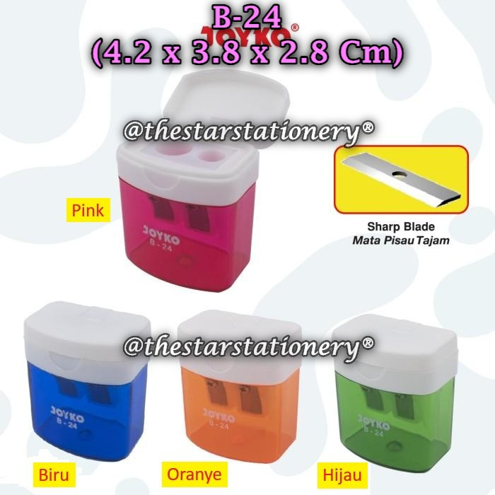 

(1 Biji) GABUNGAN Rautan Tabung JOYKO B-24 B-24AN B-24PTL Sharpener Rautan Serutan Joyko (1 Biji)