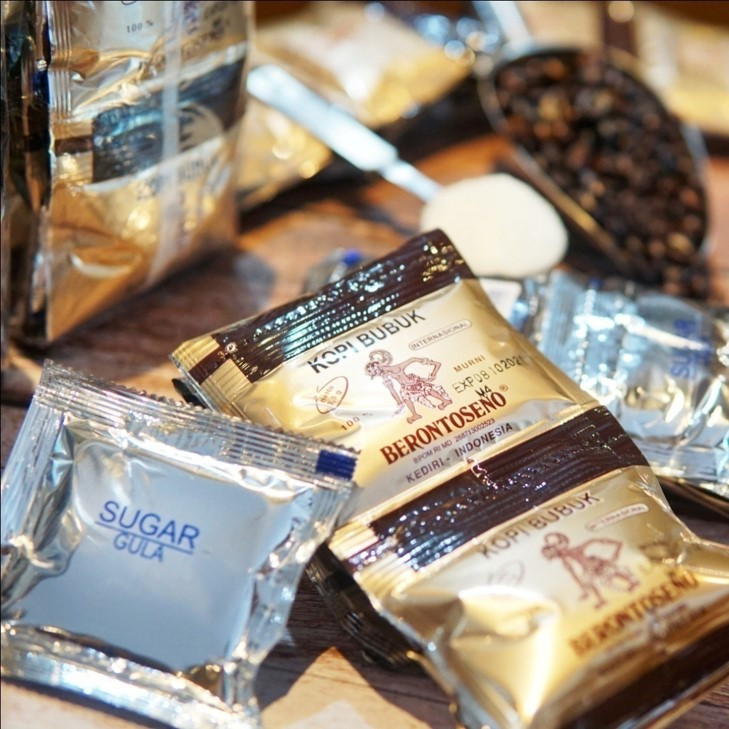 

BERONTOSENO KOPI BUBUK + GULA 5's / KOPI BERONTOSENO