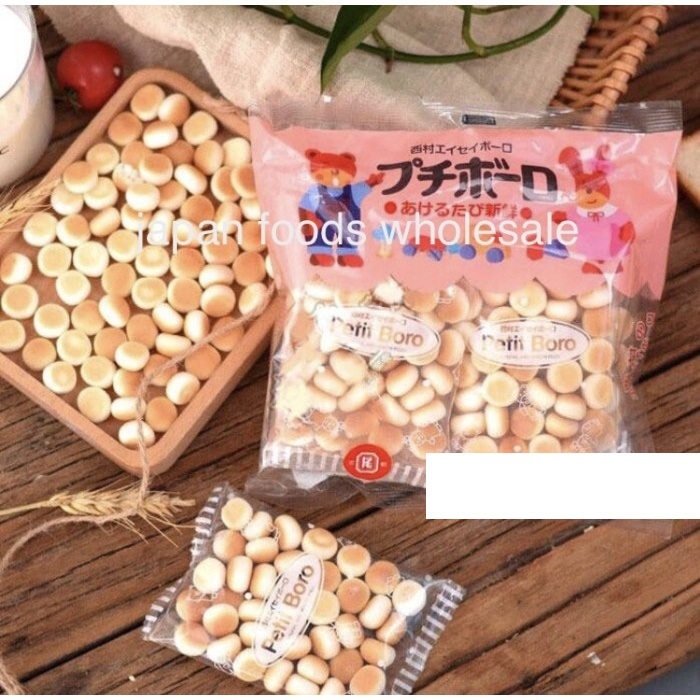 

[oddsolshop] pekanbaru/Nishimura Petit Boro Biscuit 6 PCS 15GR Biskuit Jepang Snack Impor Cemilan