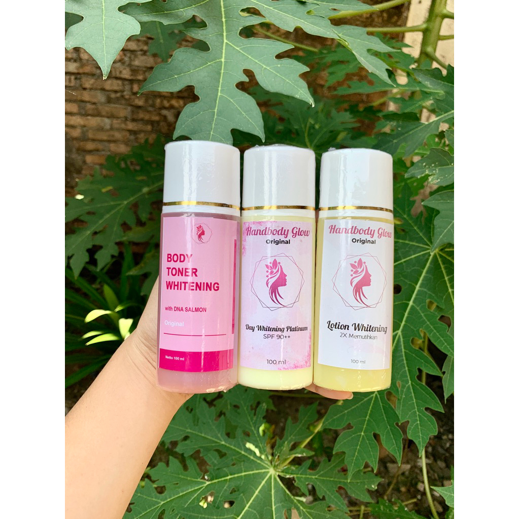 HB GLOW MALAM+HB GLOW SIANG+TONER BADAN