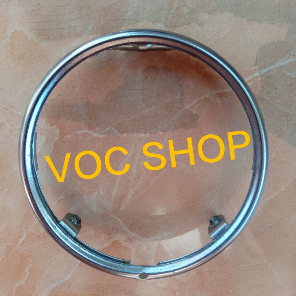 Honda C70 C90 Rim Ring Headlamp Head Lamp Lampu Depan 33101-041-023 Original Baru