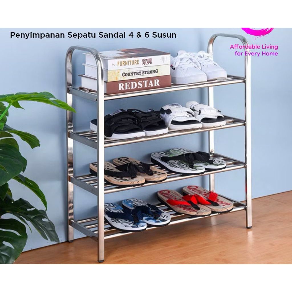 rak sepatu stainless rak plastik rak susun serbaguna rak plastik susun rak susun plastik