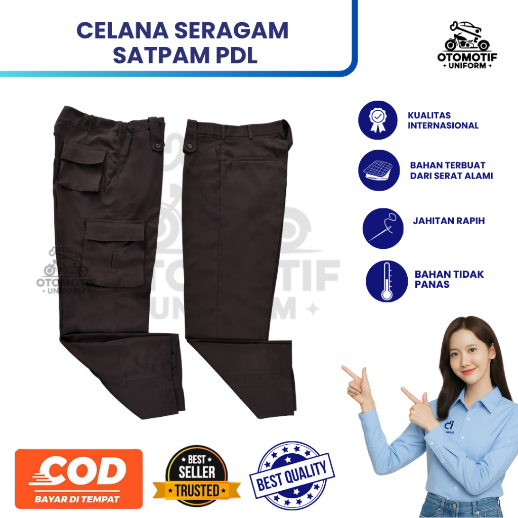 Seragam Satpam PDL | Seragam Satpam | Baju Satpam | Celana Satpam