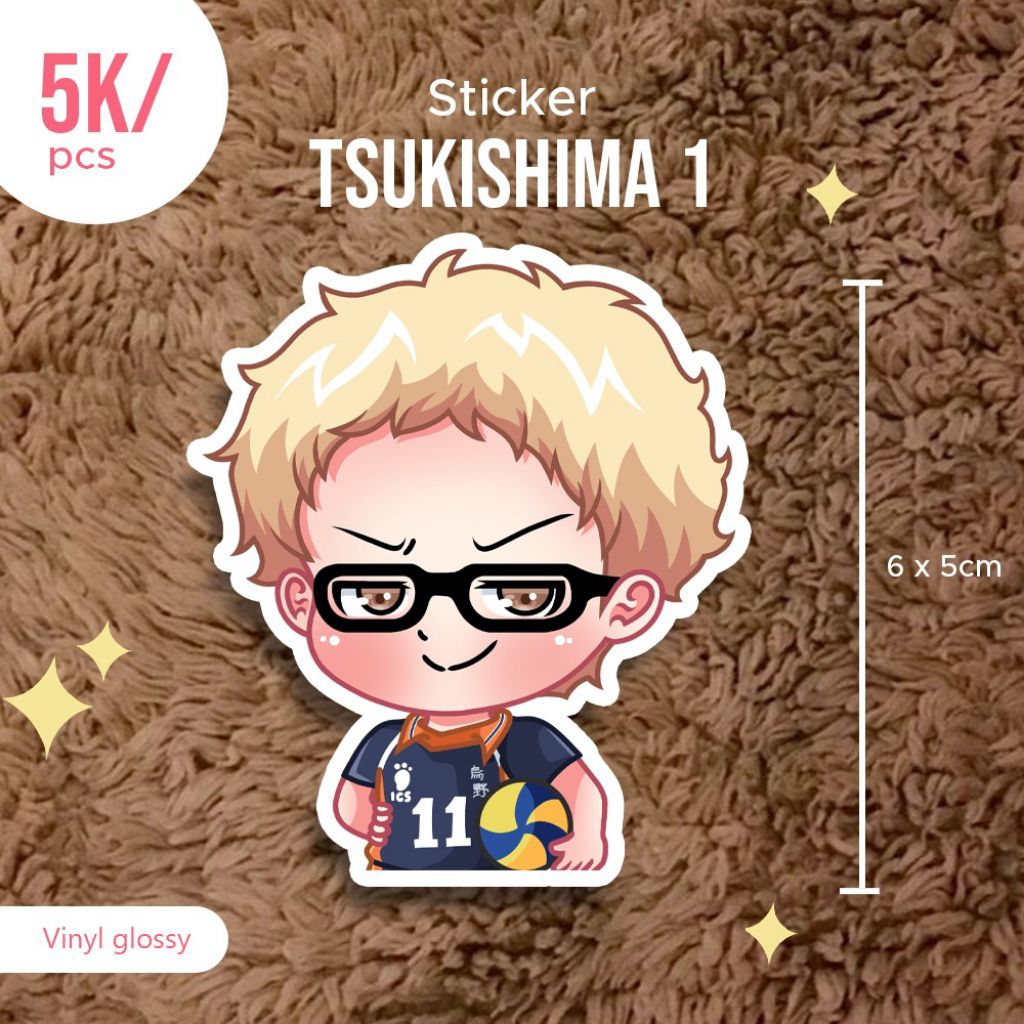 

Stiker tsukishima anime haikyuu anti air