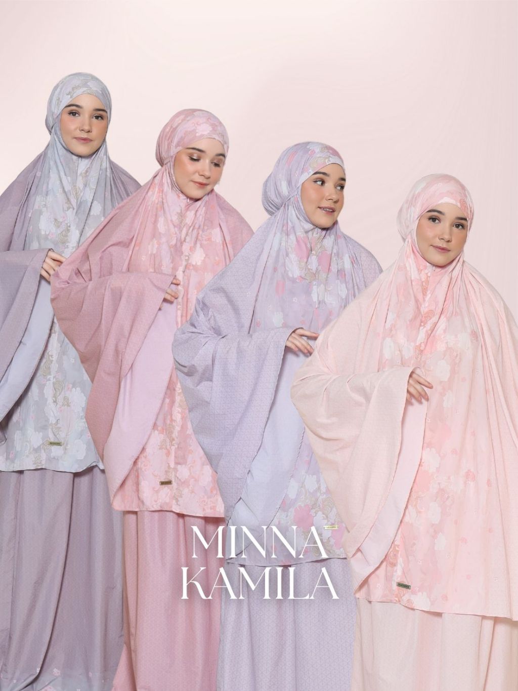 Nakajima - Mukena Travel Ringan Minna Kamila | Parasut Korea Anti Kresek, Jumbo, Bonus Pouch & Sajadah Muka