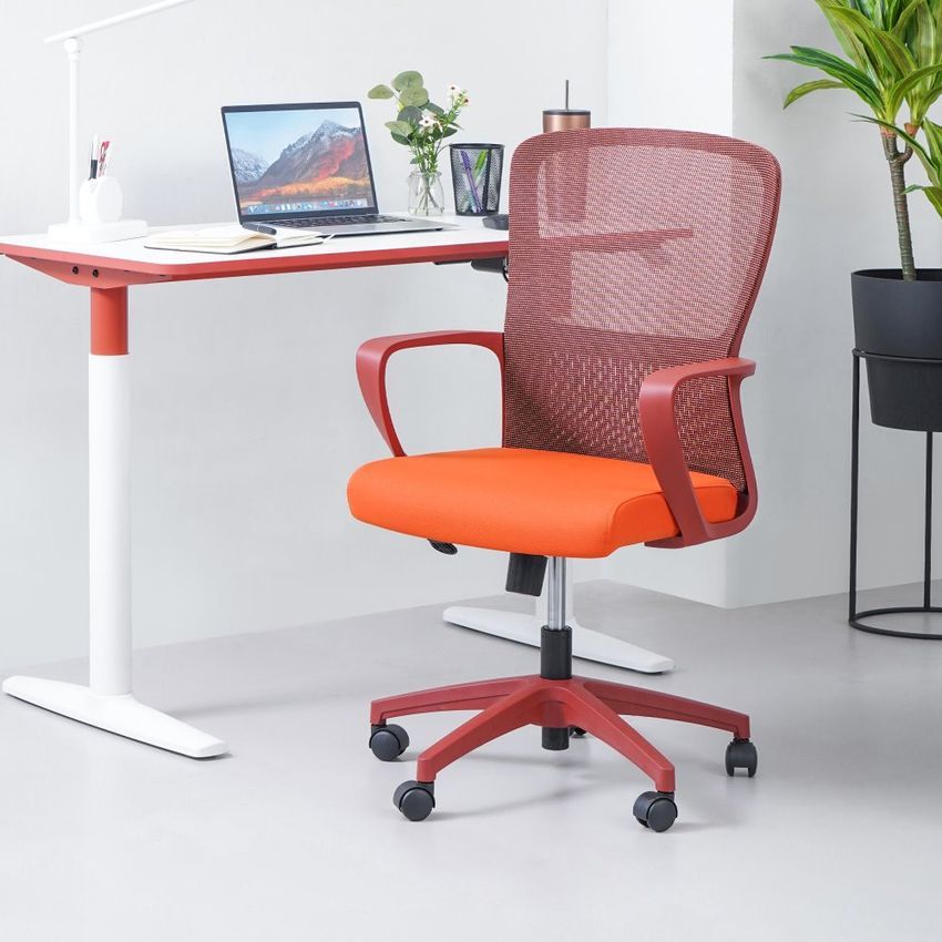 INFORMA Spencer Office Chair Kursi Kantor Sandaran Mesh Sedang Kursi Staff Karyawan - Furniture Indo