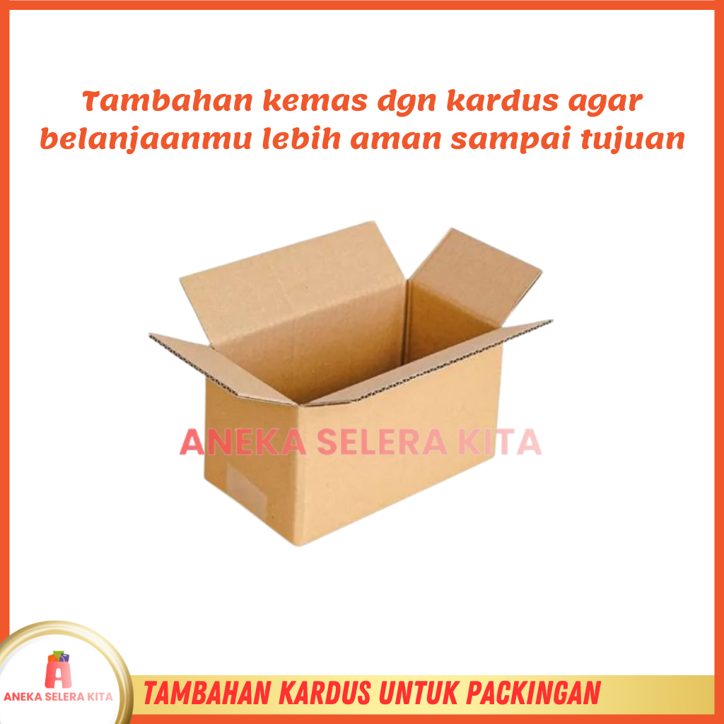 

Tambahan Kardus Agar Belanjaan Lebih Aman