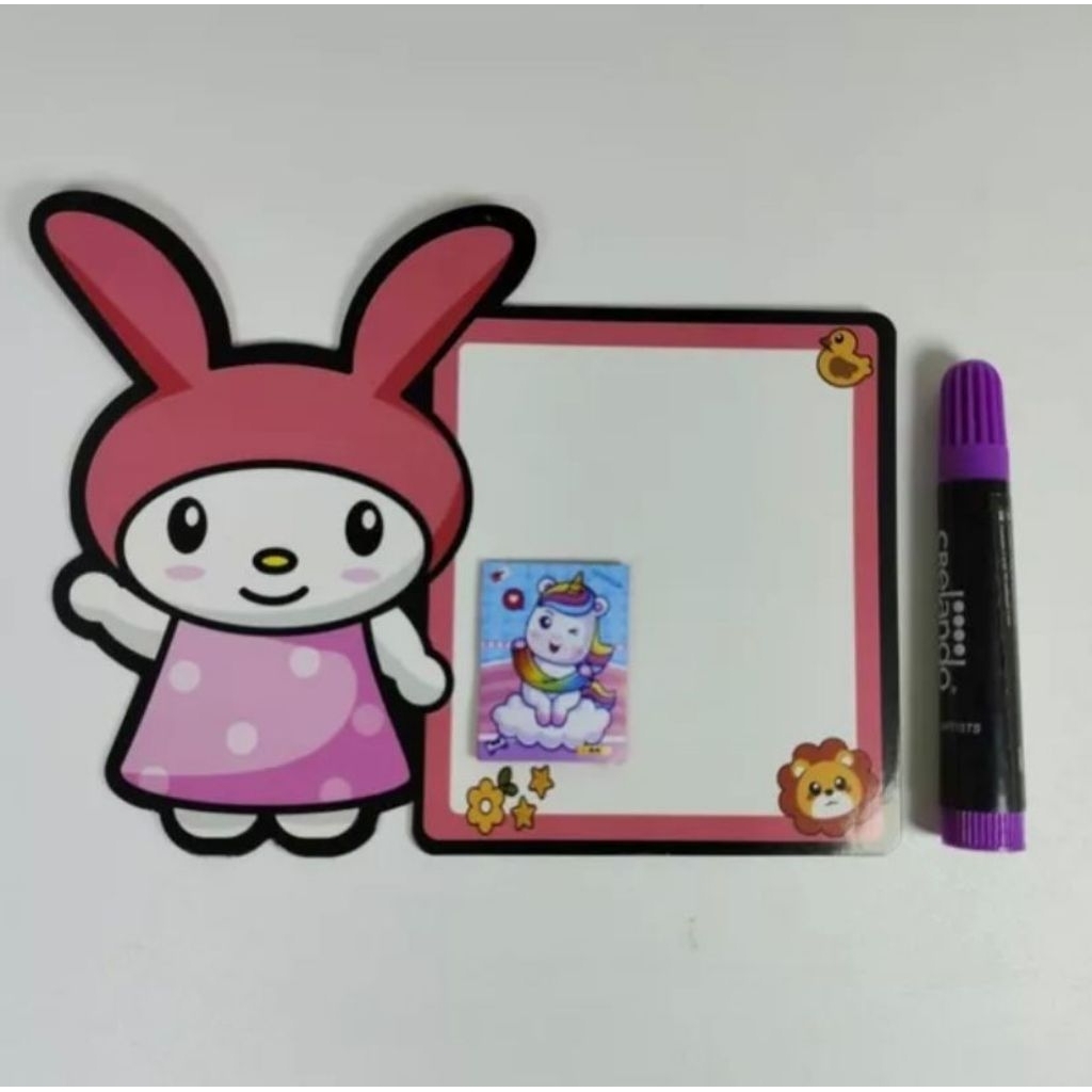 

Papan tulis mini karakter lucu/papan tulis mini + spidol/mainan papan tulis mini anak lucu
