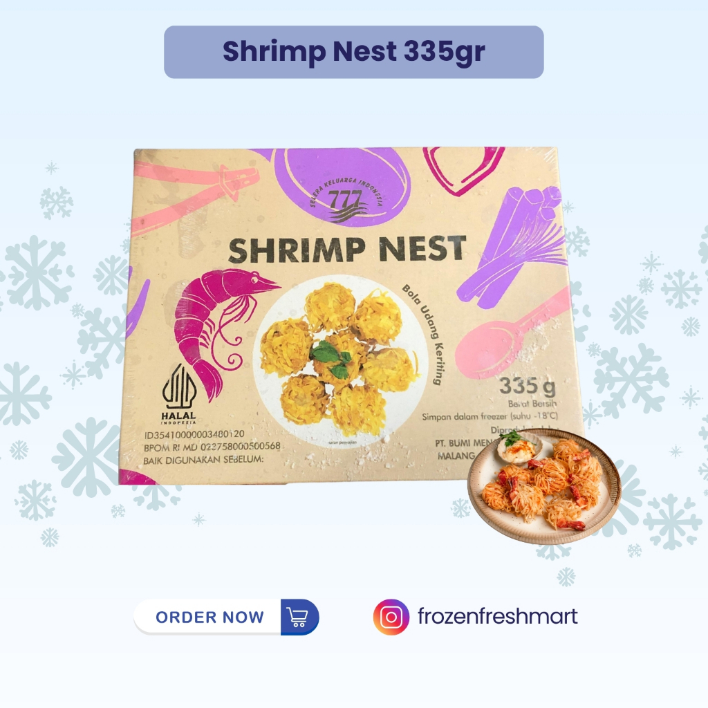 

Shrimp Nest Frozen 335gr | Frozen 777