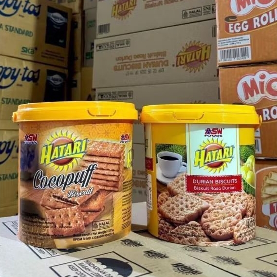 

(1 DUS) HATARI BISKUIT JAR 325 GR ISI 6 PCS
