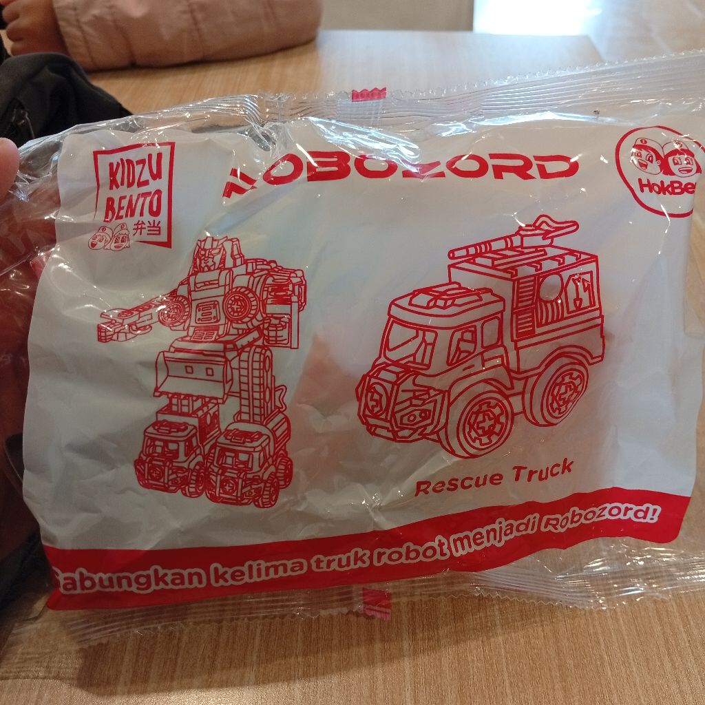 hokben toys robo zord 2025 rescue truck