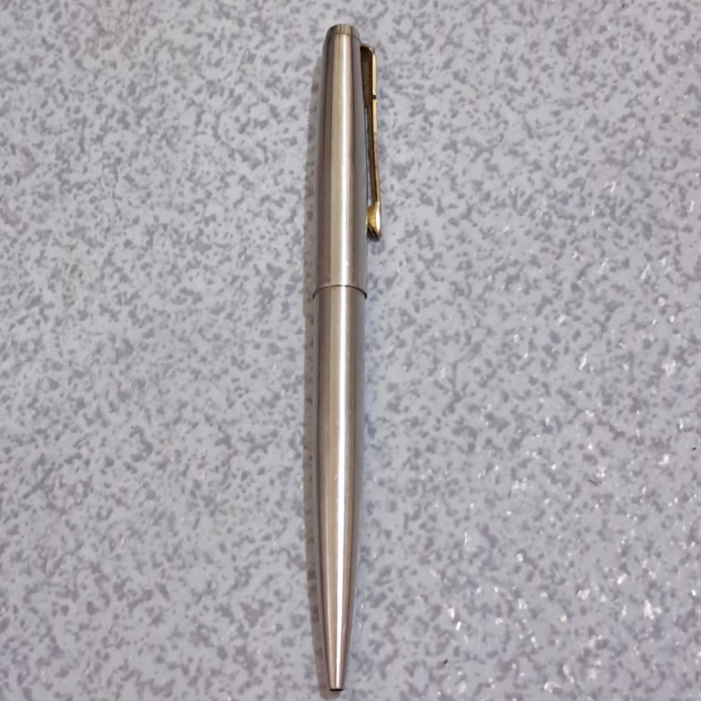 

Pen bolpen Pulpen Ballpoint Jadul Vintage Original Parker Jotter Steinless steel buatan USA