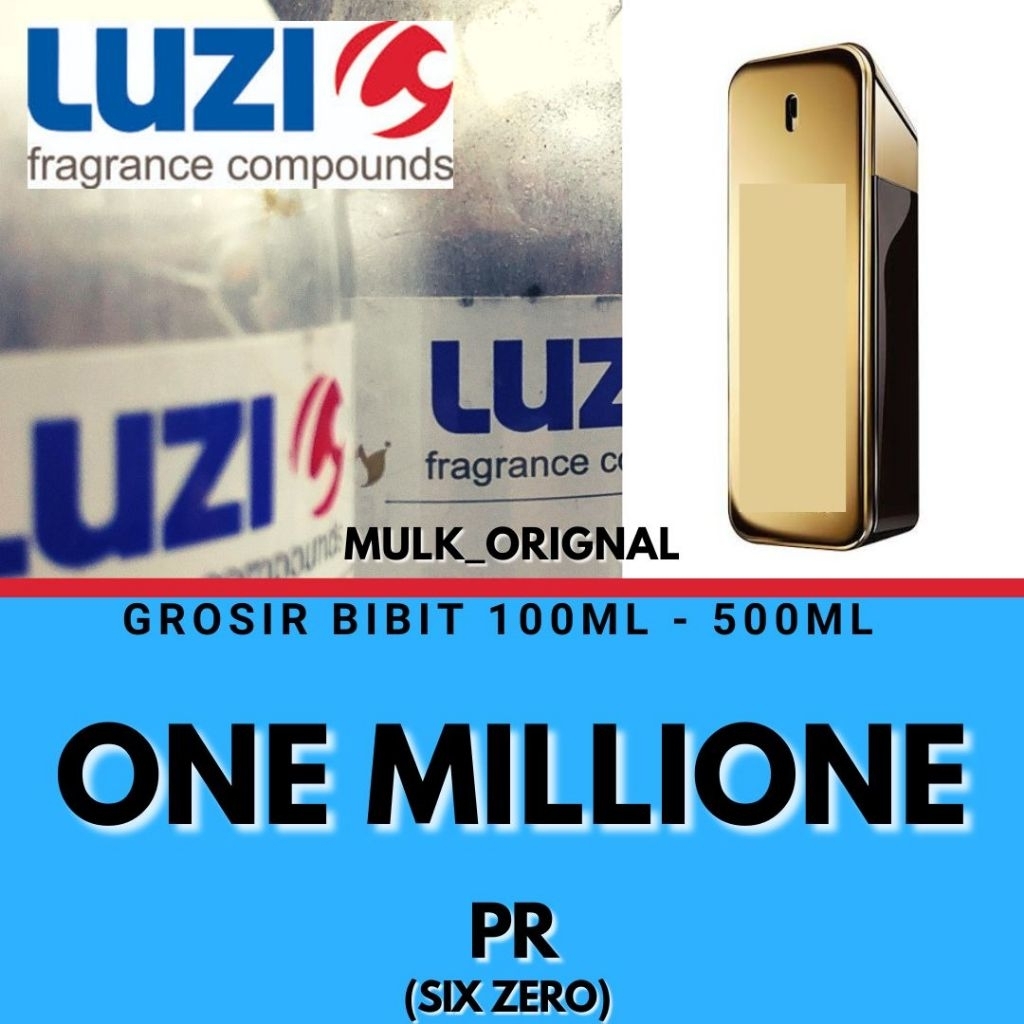 Bibit Parfum Fragrance Oil Luzi Six Zero Searah One Millione One Million 1 Million