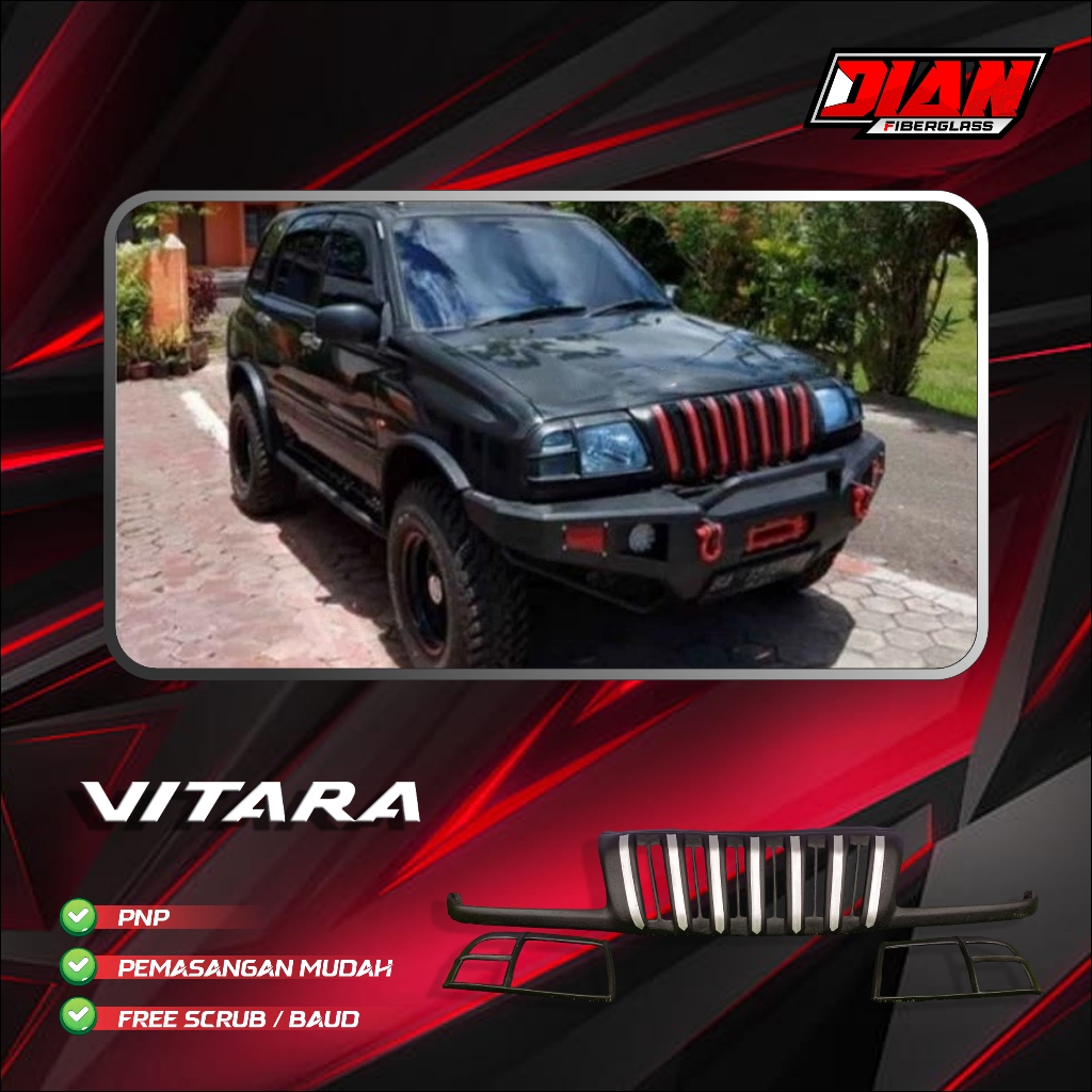 GRILL SUZUKI ESCUDO GRILLE ESCUDO 1.6 2.0i XL7 GEN 2 MODEL APOLLO TAHUN 2000-2006