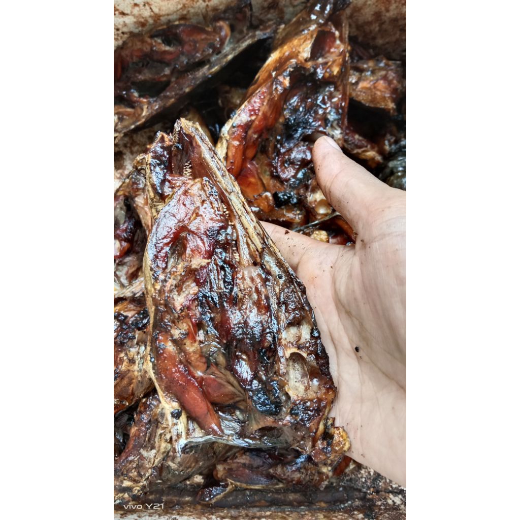 

kepala ikan manyung asap atau panggang 1kg isi 7-10biji#kepala ikan manyung asap#ikan laut khas pesisir