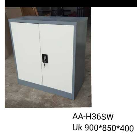Lemari Arsip Pendek- Lemari Arsip Besi Sliding- Lemari Arsip AA-H 36 SW