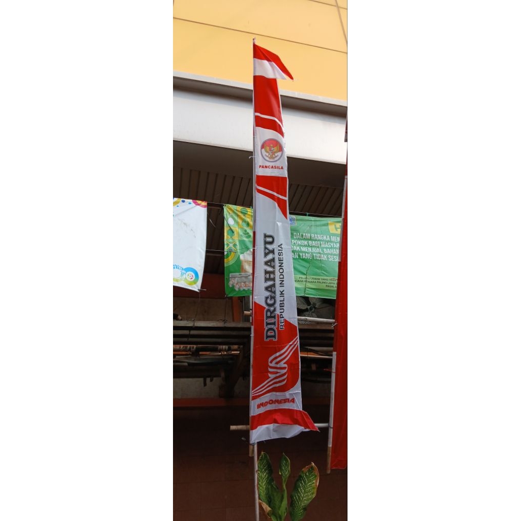 bendera merah putih umbul umbul sablon RI